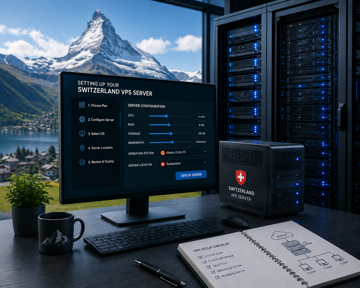 Setting Up Your Switzerland VPS Server