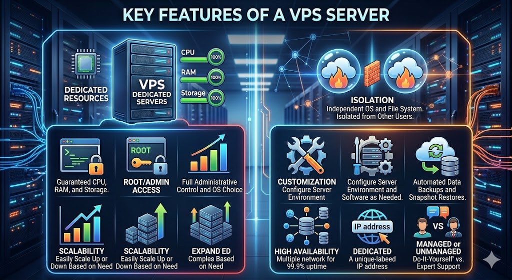 Key Features of a VPS Server
